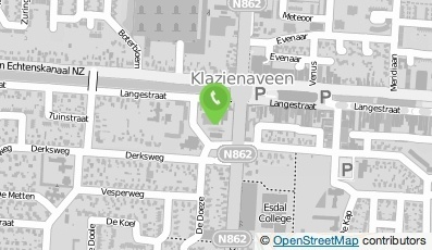 Bekijk kaart van W.T.I. Montage, Tegelwerken en Badkamers B.V. in Klazienaveen