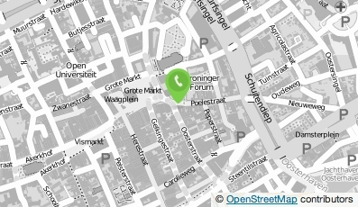 Bekijk kaart van Domino's Pizza Groningen Poelestraat in Groningen