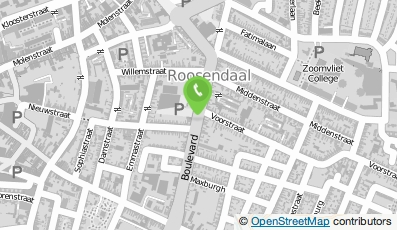 Bekijk kaart van Barbershop Frans Adriaansen in Roosendaal