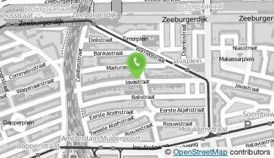 Bekijk kaart van Tussen de bedrijven door in Amsterdam