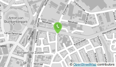 Bekijk kaart van Café De Bergse Hoek in Bergen op Zoom