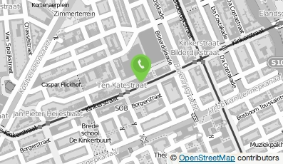 Bekijk kaart van SALSA SHOP Kinkerstraat B.V. in Amsterdam