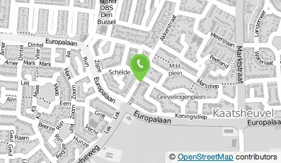 Bekijk kaart van Cafetaria Den Hill in Kaatsheuvel