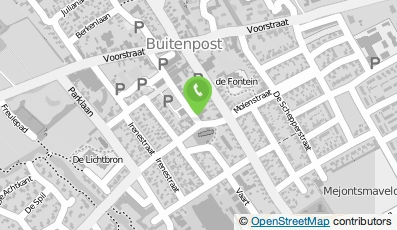 Bekijk kaart van JP van den Bent, Buitenpost in Buitenpost