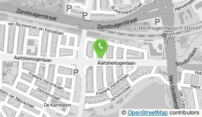 Bekijk kaart van Kapsalon Hassan in Den Bosch