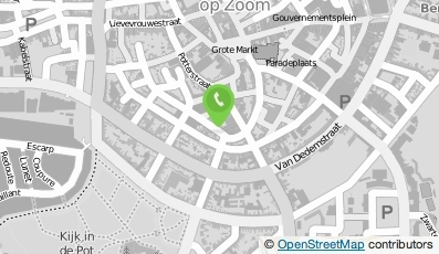 Bekijk kaart van Memo B.V.  in Bergen op Zoom