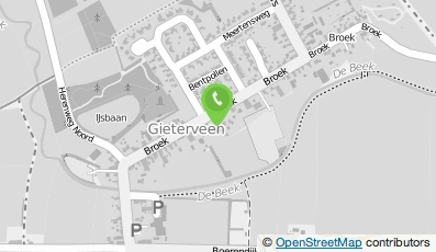 Bekijk kaart van Ecedo B.V. in Gieterveen
