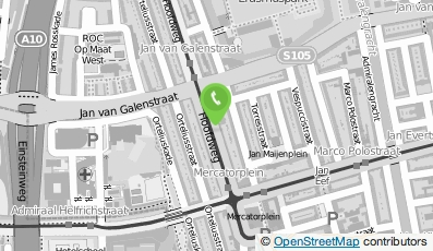 Bekijk kaart van Tankstation Baarsjes West in Amsterdam