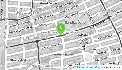 Bekijk kaart van BrainWash Amsterdam Ceintuurbaan in Amsterdam