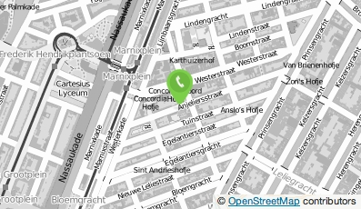 Bekijk kaart van De Kleine Wereld BSO Van Oldenbarneveldstraat in Amsterdam