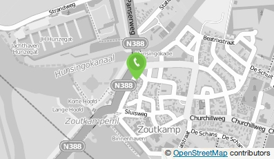 Bekijk kaart van Taxi Zoutkamp B.V. in Zoutkamp