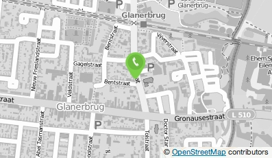Bekijk kaart van 't Glanerbruggertje in Enschede