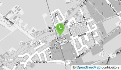 Bekijk kaart van Sportclub Klarenbeek in Klarenbeek