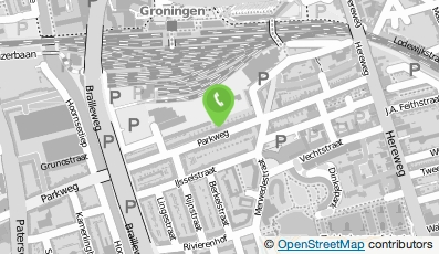 Bekijk kaart van tandarts Drs. VAN van der Zee in Groningen