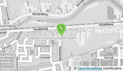 Bekijk kaart van Technisch Totaal Beheer Plus B.V. in Hardinxveld-Giessendam