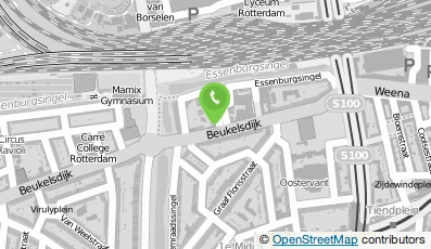 Bekijk kaart van Ashtanga Shala Rotterdam in Rotterdam