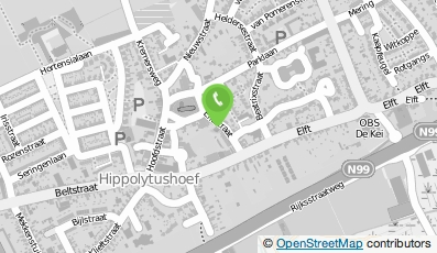 Bekijk kaart van Bed & Breakfast Hart van Hippo in Hippolytushoef