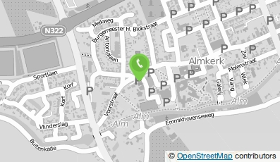 Bekijk kaart van Stichting Thebe Zorg Thuis in Almkerk