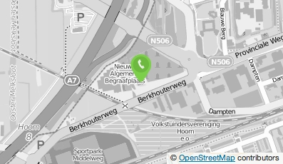 Bekijk kaart van PC Uitvaartlocaties B.V.  in Hoorn (Noord-Holland)