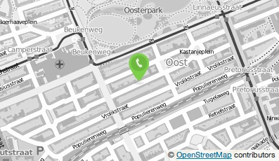 Bekijk kaart van Oosterparkhuis in Amsterdam