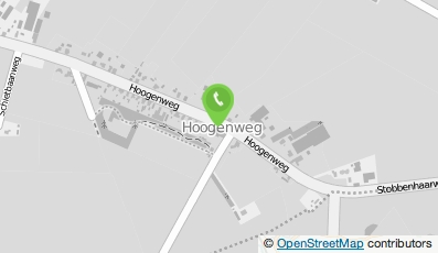 Bekijk kaart van De Hoogenweg in Hoogenweg