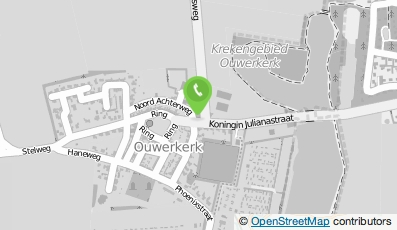 Bekijk kaart van De Garage in Ouwerkerk