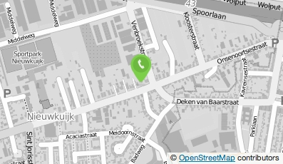 Bekijk kaart van Café Zaal D'n Bork in Nieuwkuijk