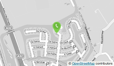 Bekijk kaart van NetQloud B.V. in Nes (gemeente Boarnsterhim Friesland)