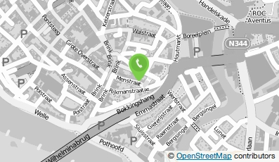 Bekijk kaart van Wax & brow bar in Deventer