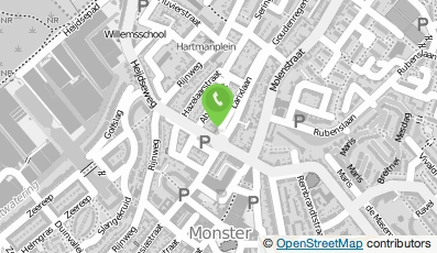 Bekijk kaart van Pizza Okay in Monster