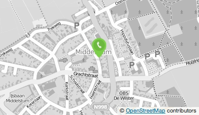Bekijk kaart van Bed & Breakfast Villa Hamerslag in Middelstum