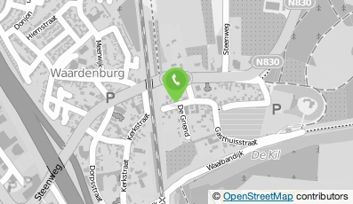 Bekijk kaart van Interprojects in Waardenburg