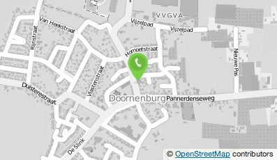 Bekijk kaart van Cafetaria Eethuis Doornenburg in Doornenburg