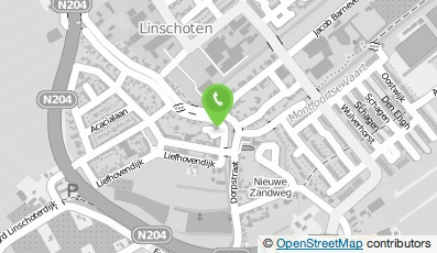 Bekijk kaart van Restaurant De Burgemeester in Linschoten
