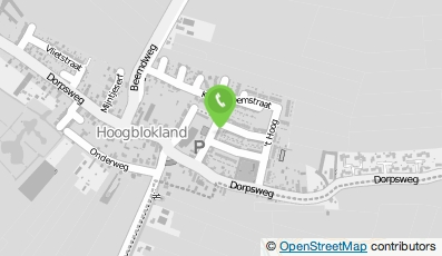 Bekijk kaart van Wasko Den Hoek in Hoogblokland
