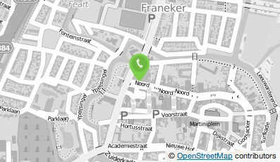 Bekijk kaart van Tapperij ''t Noord' in Franeker