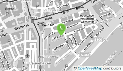Bekijk kaart van Houseboat Holiday Apartments Rotterdam in Rotterdam