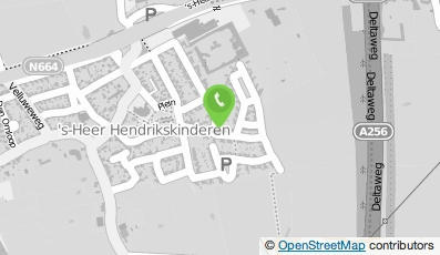 Bekijk kaart van Gezinshuis de Kreekrug t.h.o.d.n. Gezinshuis.com in s-Heer Hendrikskinderen