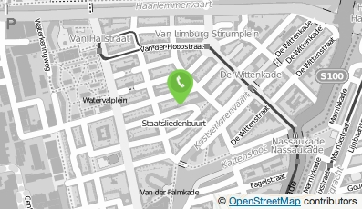 Bekijk kaart van Taxibedrijf deluxe sakouili in Amsterdam