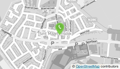 Bekijk kaart van Schildersbedrijf de Rijke  in Sint-Maartensdijk