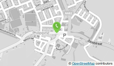 Bekijk kaart van Restaurant de Mosselbank B.V. in Philippine