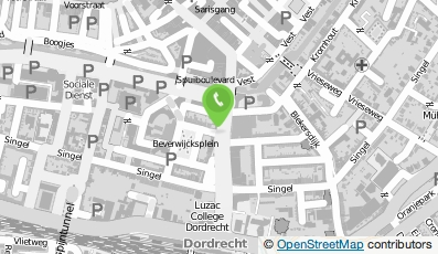 Bekijk kaart van Sander Spruit t.h.o.d.n. RE/MAX makelaardij in Dordrecht
