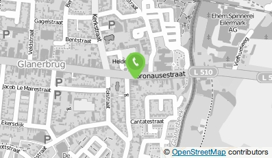 Bekijk kaart van De Brasserie Glanerbrug in Enschede