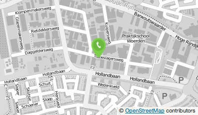 Bekijk kaart van Kinderdagverblijf Klavertje vier in Woerden