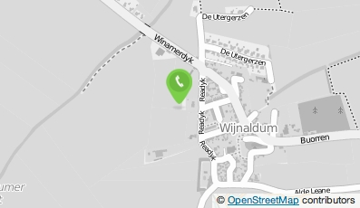 Bekijk kaart van Akkerbouwbedrijf Bergmans in Wijnaldum