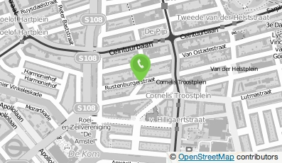 Bekijk kaart van Burton Mosmans in Amsterdam