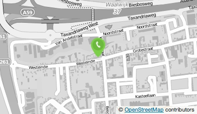 Bekijk kaart van Bureau OMA  in Waalwijk