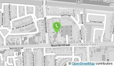 Bekijk kaart van Logopediepraktijk Bij Wijze Van Spreken in Sappemeer