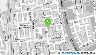 Bekijk kaart van Pedicurepraktijk Haagwijk in Leiden