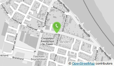 Bekijk kaart van Brood- en banketbakkerij Van Ballegooijen V.O.F. in Andel